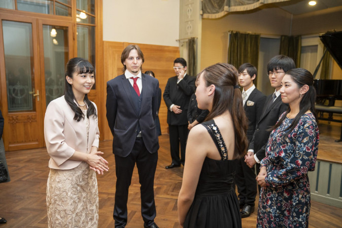 A japán császári hercegnő figyelemre méltónak nevezte a Zeneakadémia művészeti képzését