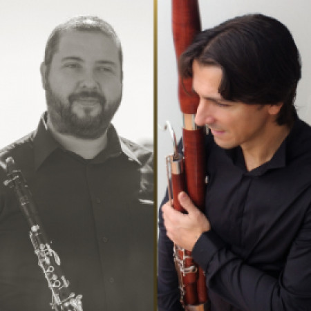 Roberto Carlos Noche García és Óscar Araújo Comesaña klarinét-fagott mesterkurzust tart a Zeneakadémián