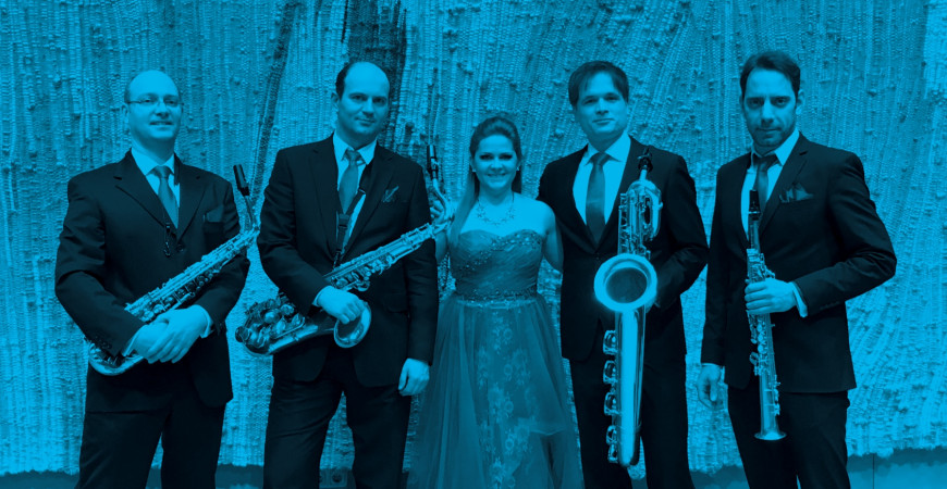 Szemere Zita és a Budapest Saxophone Quartet koncertje